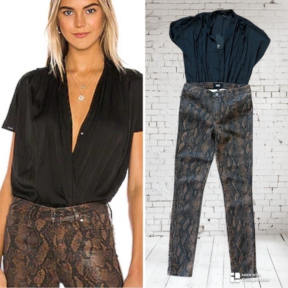 Revolve Paige bundle bodysuit and pants - Picture 1 of 15